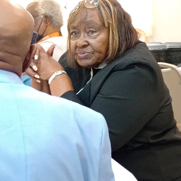 Church members in conversation